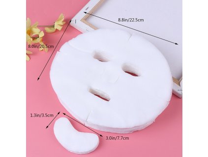 100pcs Cotton Facial Face Mask Sheet Paper DIY Soft Breathable Non toxic Skin Care Wholesale Tissue