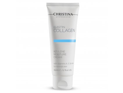 Elastin Collagen Azulenový zvlhčující krém pro normální pleť, 60 ml