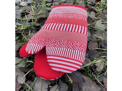 Kuchyňské rukavice s magnetem.