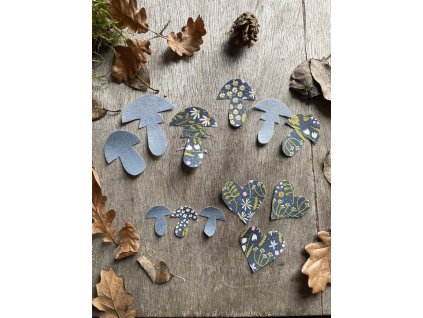 Set nažehlovacích záplat-12ks-sivý