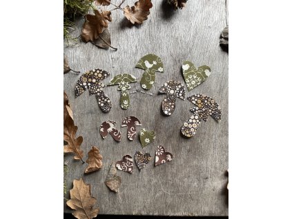 Nažehlovací záplaty 12 ks