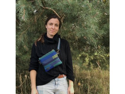 crossbody kabelka, zerowaste design
