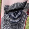 voděodolný rolltop batoh z upcyklované látky, jeden originální kus