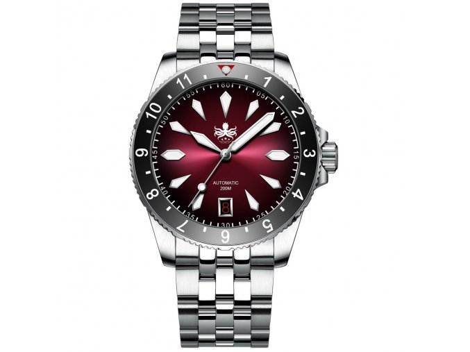 Phoibos Watch  Voyager 200M PY035D Red