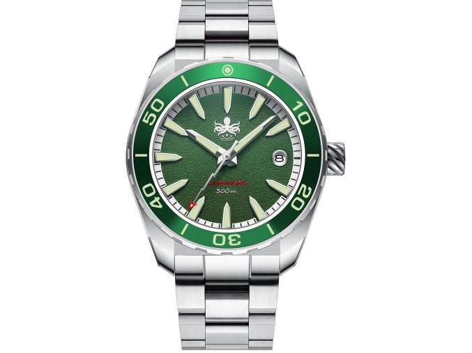 Phoibos Watch  Proteus 300M PY024A Green