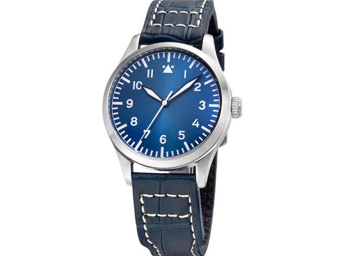 Tisell Watch Pilot Type A Blue 40 mm