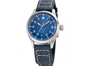 Tisell Watch Pilot Type A Blue Date 40 mm