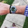 Tisell Watch Sub 9015 Green Date