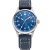 Tisell Watch Pilot Type A Blue 40 mm