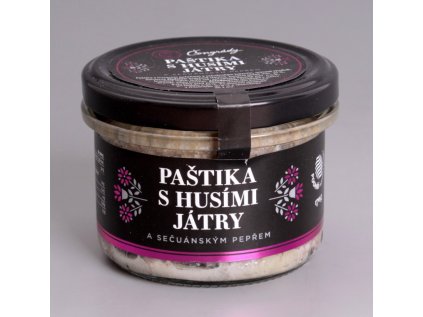 Paštika s husími jatry a sečuánským pepřem