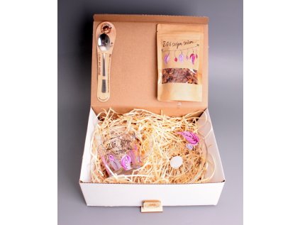 Dárkový balíček - věř svým snům - růžová (sklo)