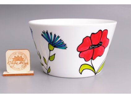 Porcelánová miska - louka