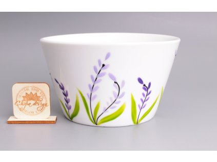 Porcelánová miska - levandule
