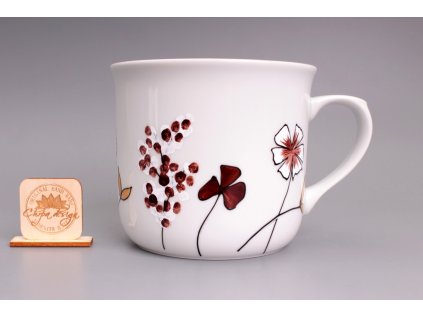 Porcelán hrnek 0,6 L - Jeseň