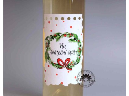 Víno s etiketou - Na sváteční stůl