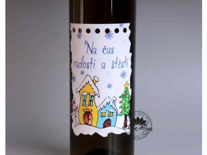 Víno s etiketou - Na čas radosti a štěstí