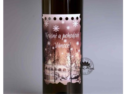Víno s etiketou - Krásné a pohodové Vánoce