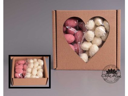 Mlsná krabička S - Mandle kokos & maliny