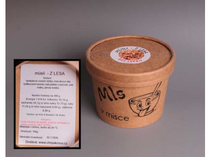Mls v misce - Müsli Dary z lesa (bez lepku)