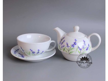 Čajová sada - Levandule