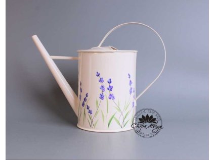 Plechová konvička - Levandule