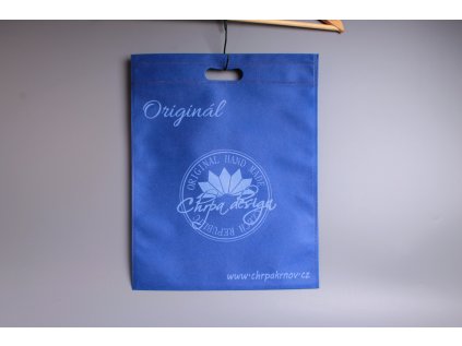 Netkaná taška - ORIGINÁL modrá
