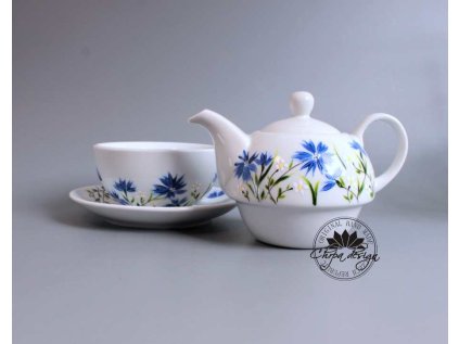 Čajová sada - Chrpy