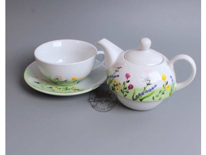 Čajová sada - Zelená louka