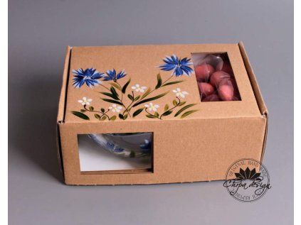 Sada miska oříšky - Chrpy