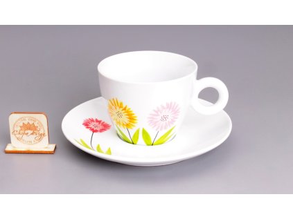 Šálek s podšálkem 0,15 L - astry