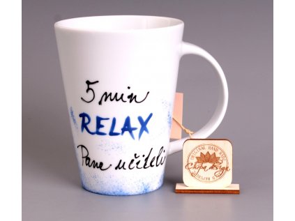 porcelán hrnek 0,3 L - 5 minut relax pane učiteli