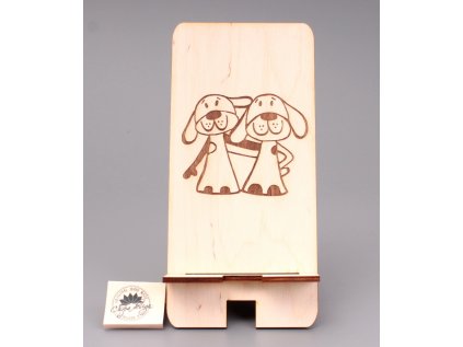 Stojánek na mobil - psi