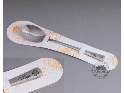 Nerezová lžička 13,5 cm - Moje