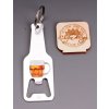 Otvírák přívěšek - stříbrný - pivo