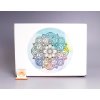 Papírová dárková krabice - mandala