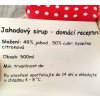 jahodový sirup