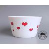 Porcelánová miska - Vánoční skřítek se srdíčky