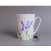 Porcelánový hrnek - Levandule