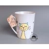 Porcelánový hrnek - Kočička