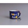 Hrnek na espresso - Dobré ráno/tmavě modrý