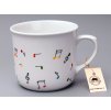 porcelán hrnek 0,6 L - noty