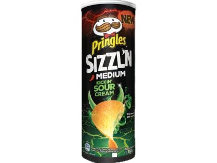 Pringles sizzling kicking sour cream 160g