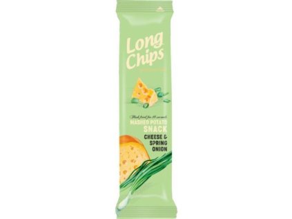 LongChips bramborový snack sýr a jarní cibulka 75g