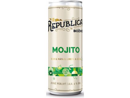 Božkov Rum Mojito (mäta, limetka a sóda)