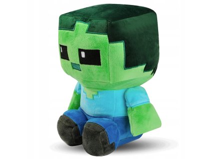 PHPL1789A plysova hracka minecraft zombie steve pixel 20cm