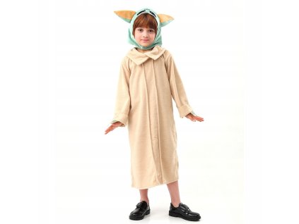 OPBH1797A detsky kostym star wars yoda s maskou 134 146 xl
