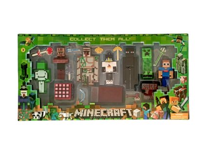 FIBH1949A kolekce figurek minecraft premium 18ks