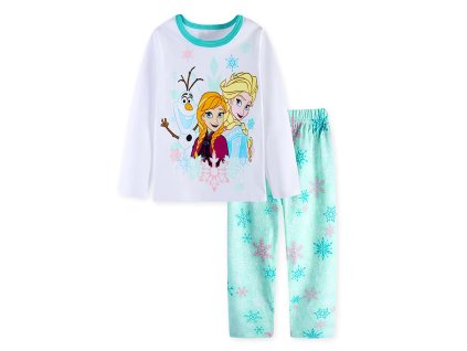 PYBH2033A detske pyzamo frozen snehova vlocka 98 110 s