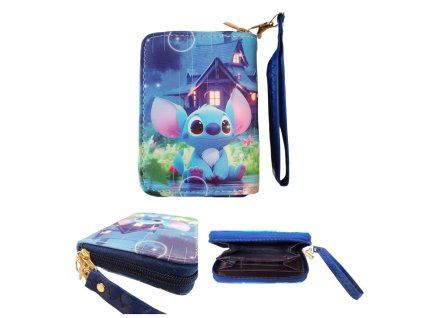 PNBH2201A detska penezenka lilo a stitch s poutkem a karabinou