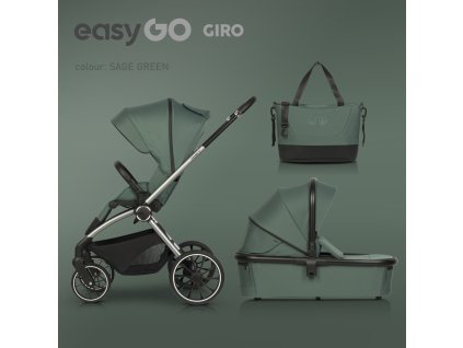 wozek dzieciecy easygo giro 2w1 sage green